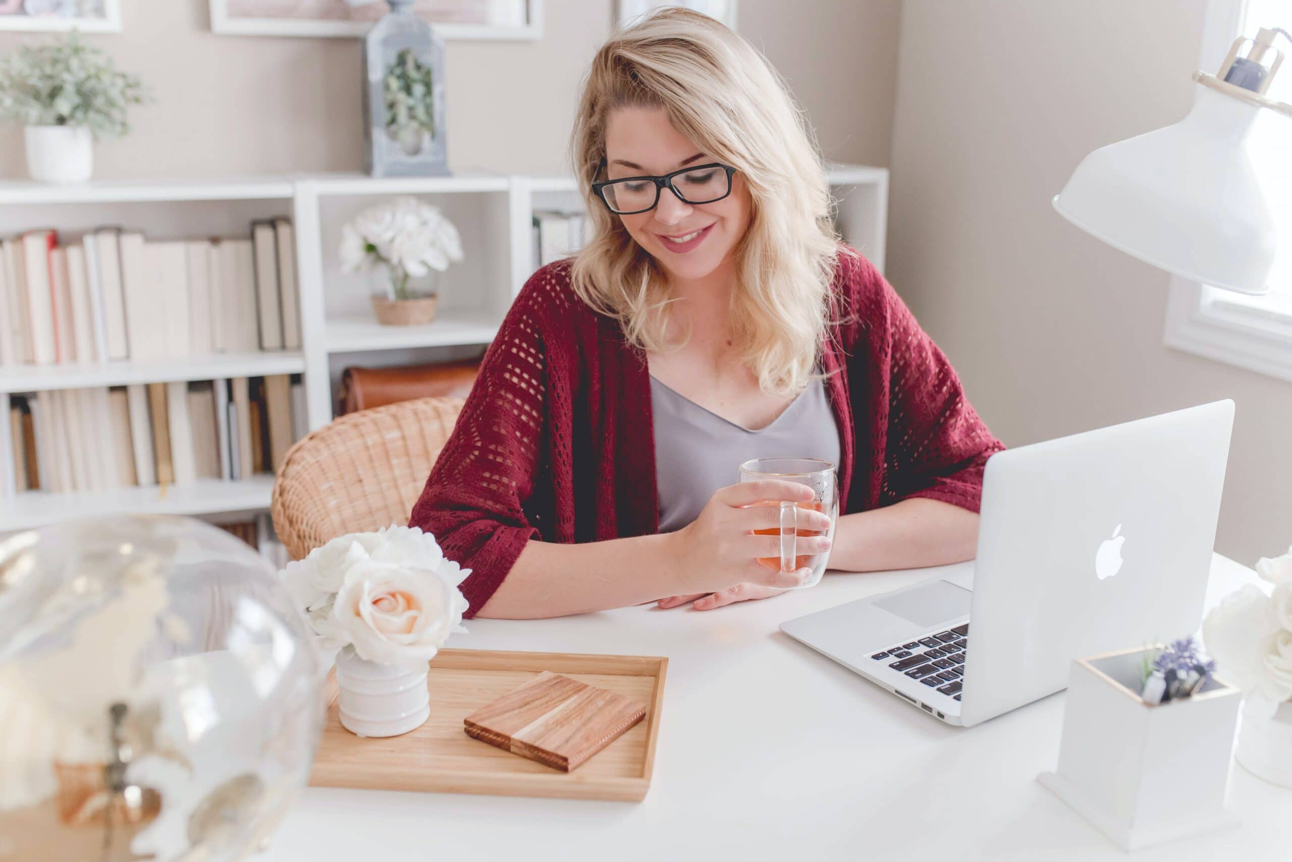 As a freelancer, this woman is her own boss